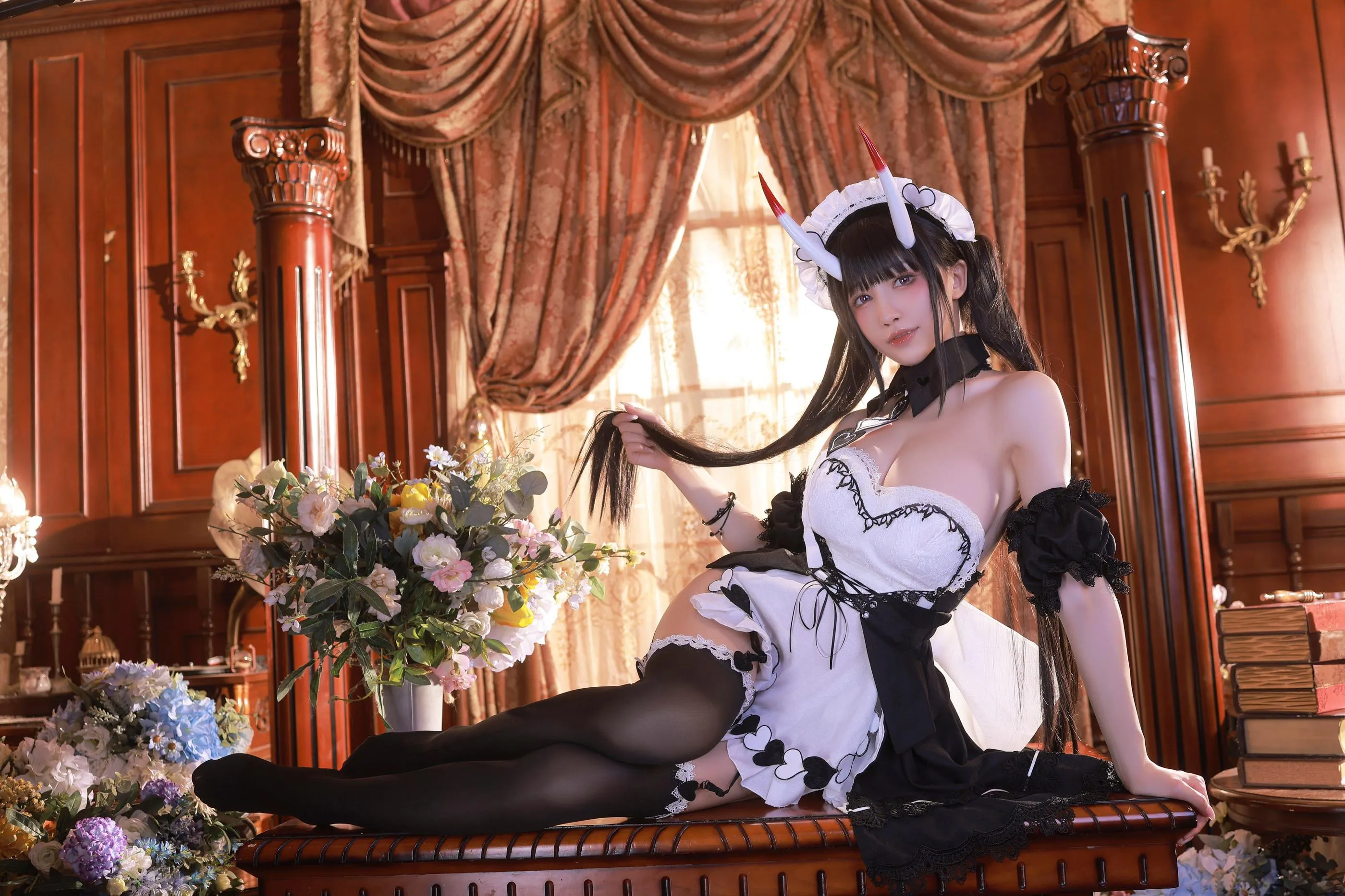 水淼Aqua – NO.123 AzurLane诺西罗女仆 [61P]插图7